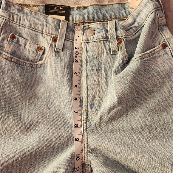 Levi's Women's 501 Original Cropped Jeans - Denim Blue - Picture 3 of 10